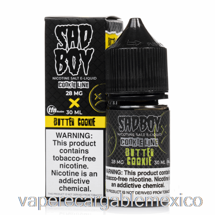 Galleta De Mantequilla Vape Recargable - Sales Sadboy - 30ml 28mg